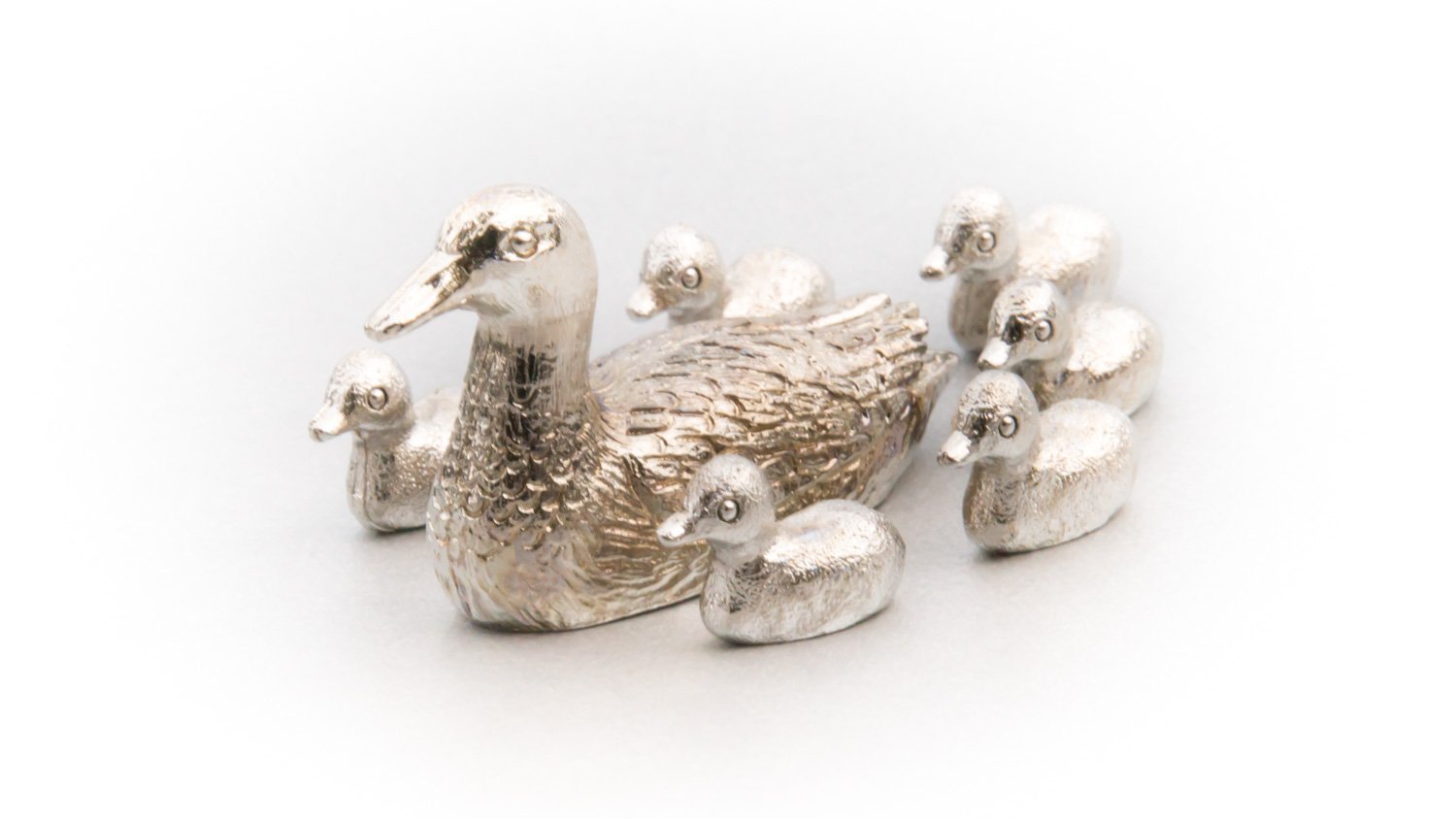 Amazon | アヒル（鴨）（カモ）の親子 イギリス製 アニマル アート